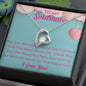 To My Soulmate Heart Necklace, PUSH GIFT, BABY DUE DATE, ANNIVERSARY GIFT, BABY GIFT