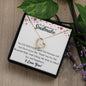 Soulmate heart necklace, push gift, baby gift, anniversary gift, Holiday gift
