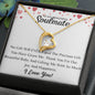 Soulmate heart necklace, push gift, baby gift, anniversary gift, Holiday gift