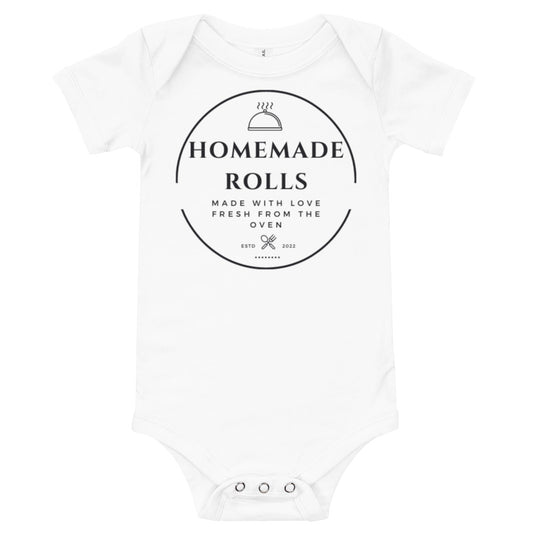 Baby short sleeve one piece Homemade rolls