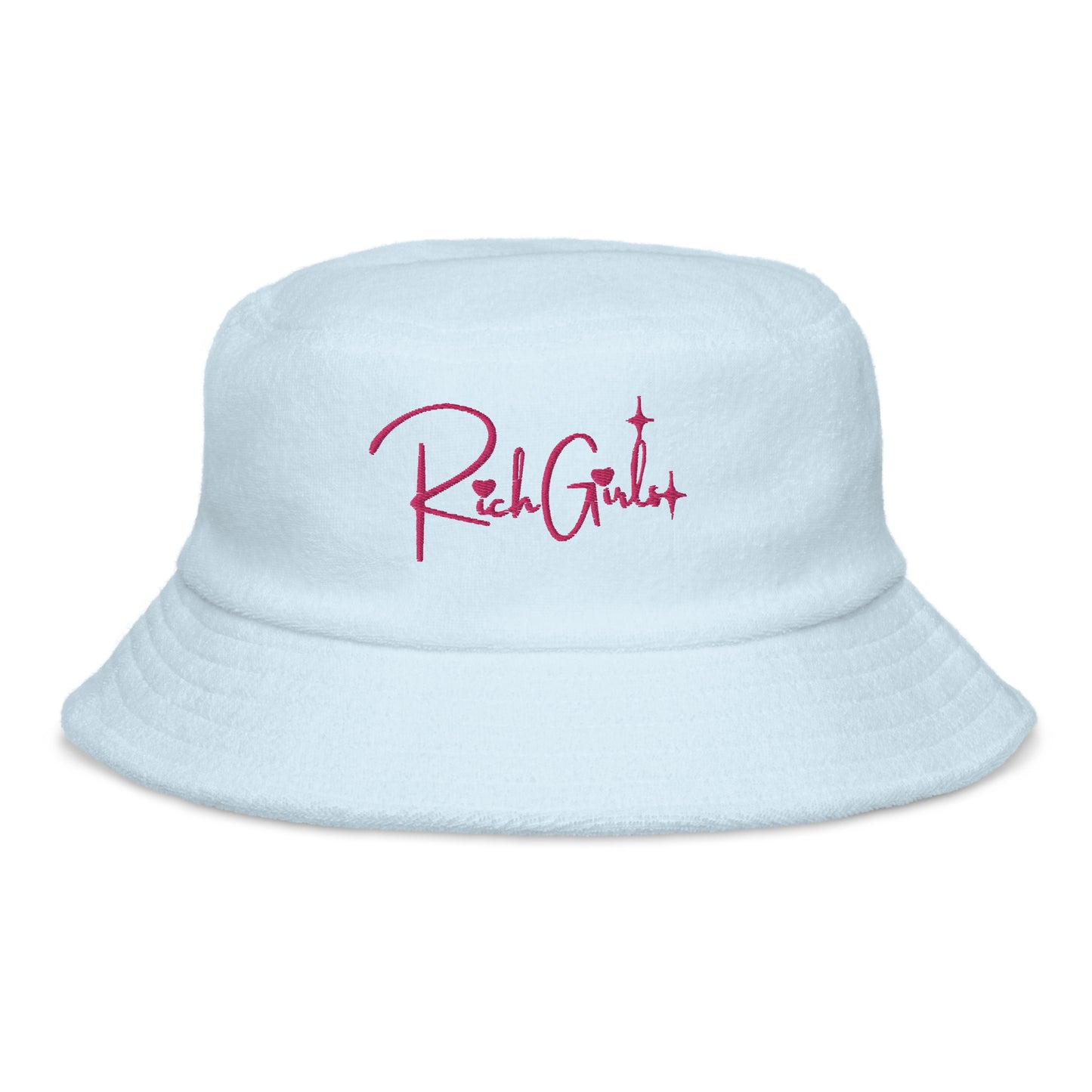 Rich Girls  terry cloth bucket hat
