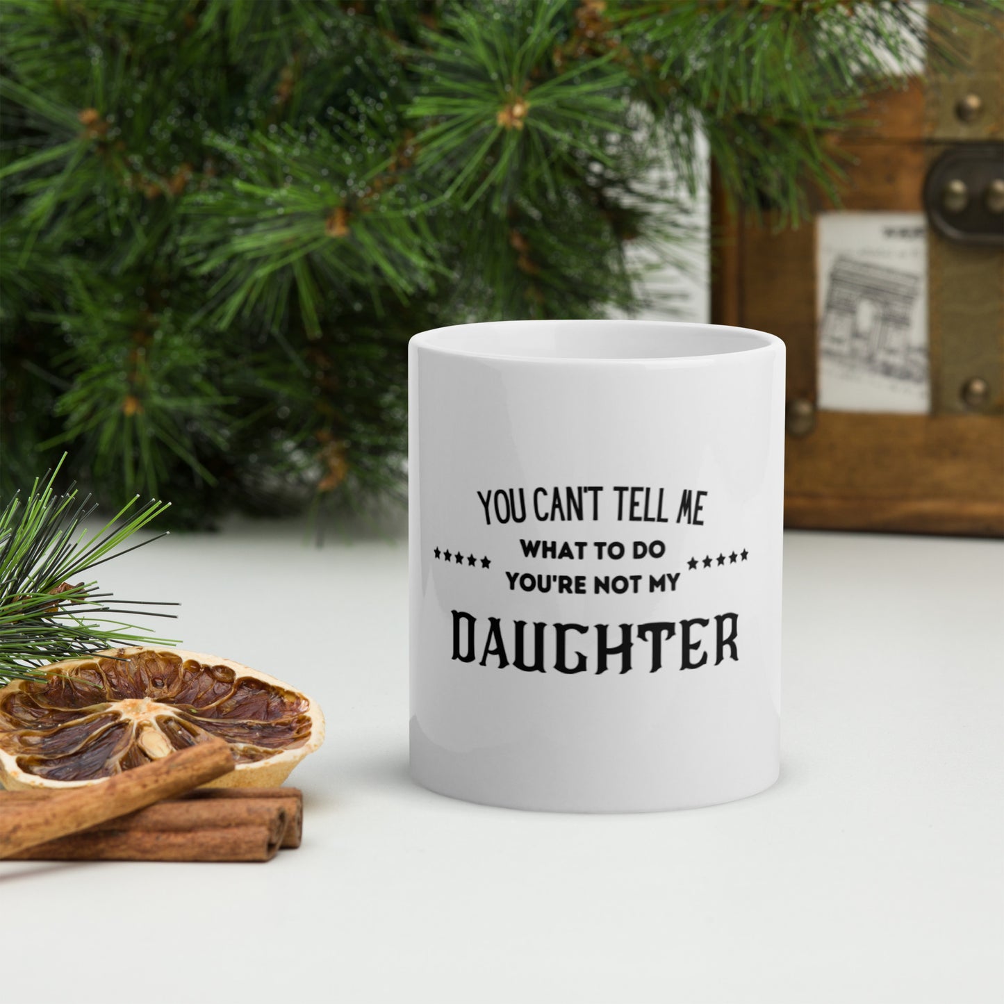 Daughter mug White glossy mug